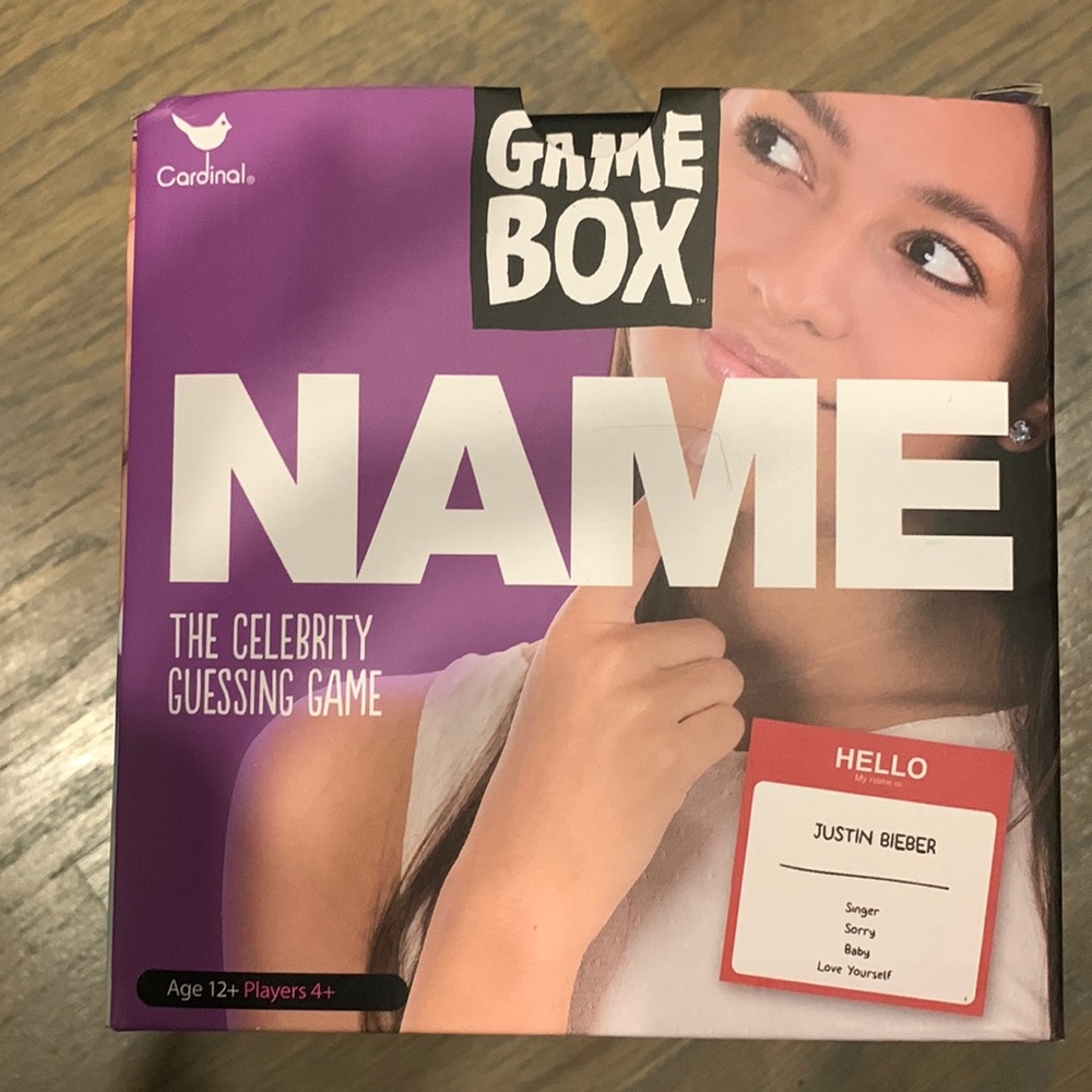 Like New - Used Once - Cardinal Game Box - Name The Celebrity Guessing Game